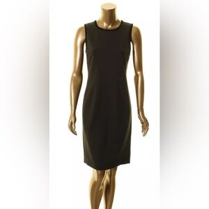 Ralph Lauren Black Sheath Midi Dress